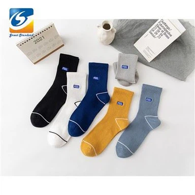 Chaussettes à logo brodées pour hommes