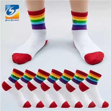 Chaussettes arc-en-ciel