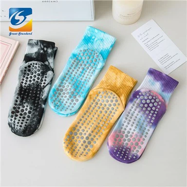 Chaussettes de yoga teintées à la cheville