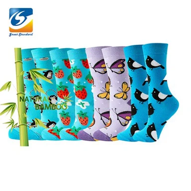 Chaussettes fantaisie en bambou