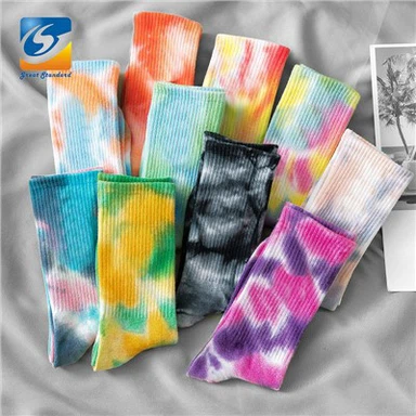 Vente en gros Chaussettes De Sport Tie Dye