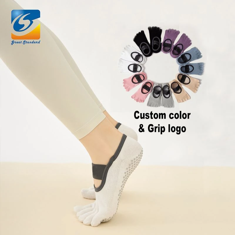 Chaussettes confortables à bande élastique à cinq orteils