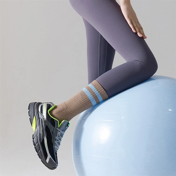Striped Design Pilates Socks